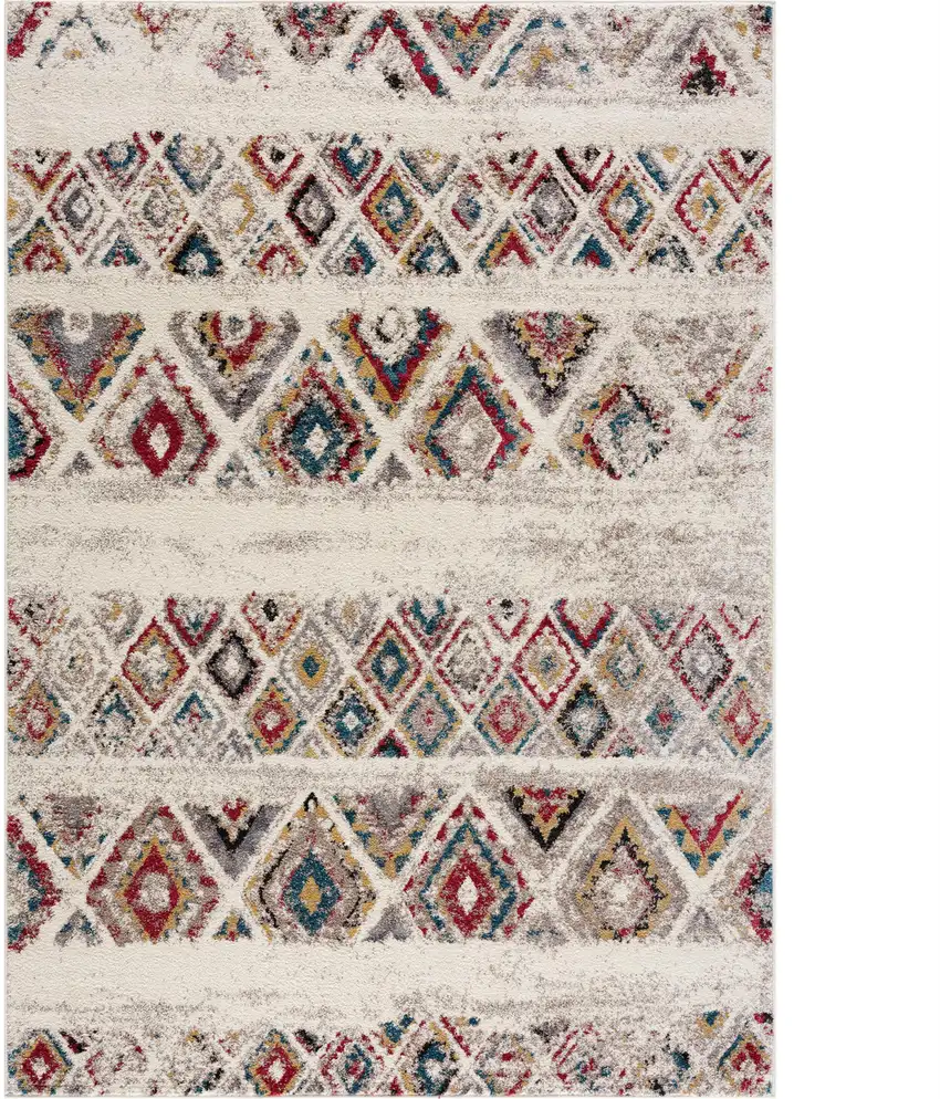 Cream Southwestern Area Rug Photo 6