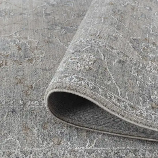 Cream Southwestern Power Loom Stain Resistant Area Rug Photo 4