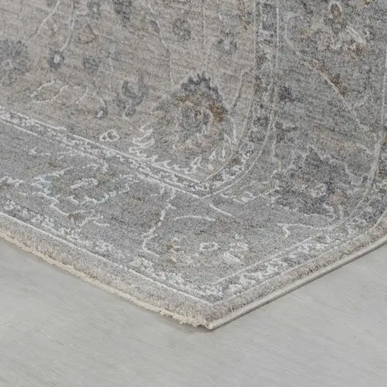 Cream Southwestern Power Loom Stain Resistant Area Rug Photo 3