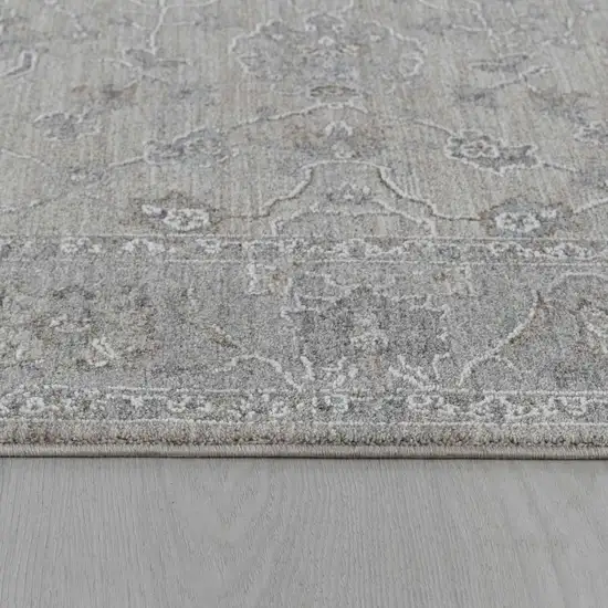 Cream Southwestern Power Loom Stain Resistant Area Rug Photo 5