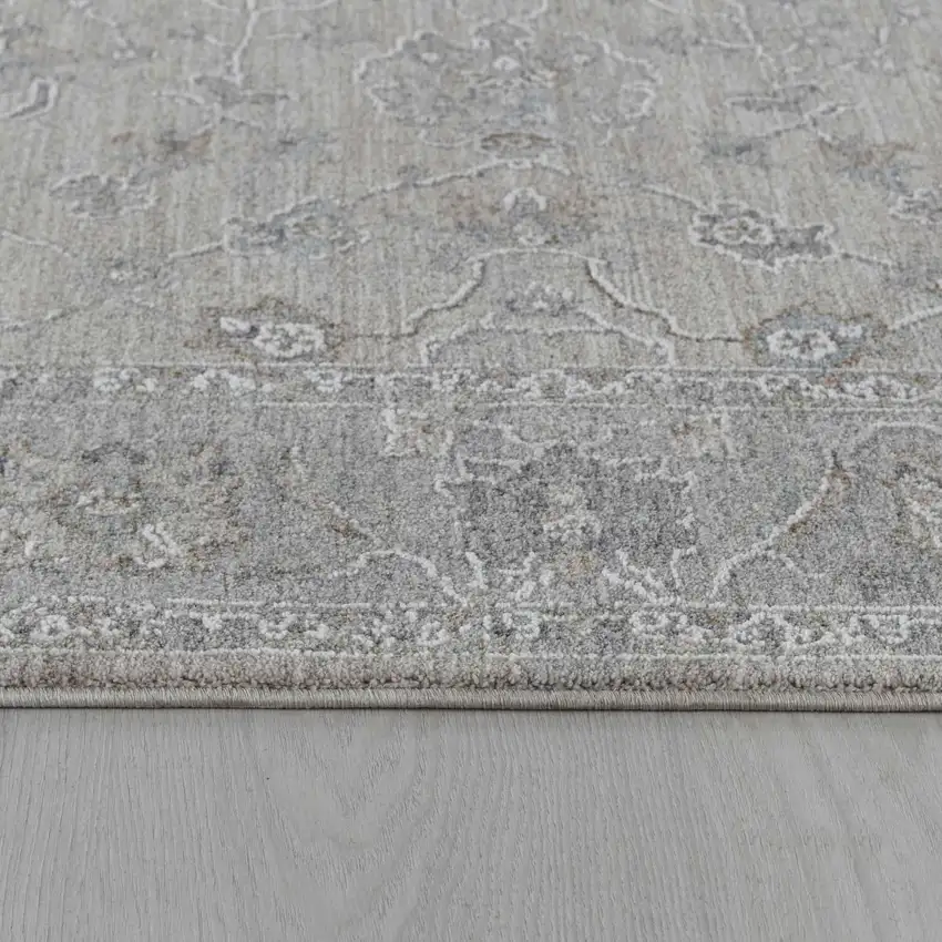 Cream Southwestern Power Loom Stain Resistant Area Rug Photo 5