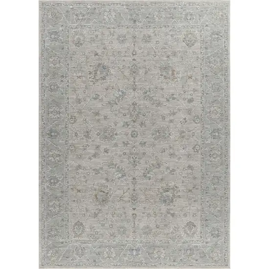 Cream Southwestern Power Loom Stain Resistant Area Rug Photo 2
