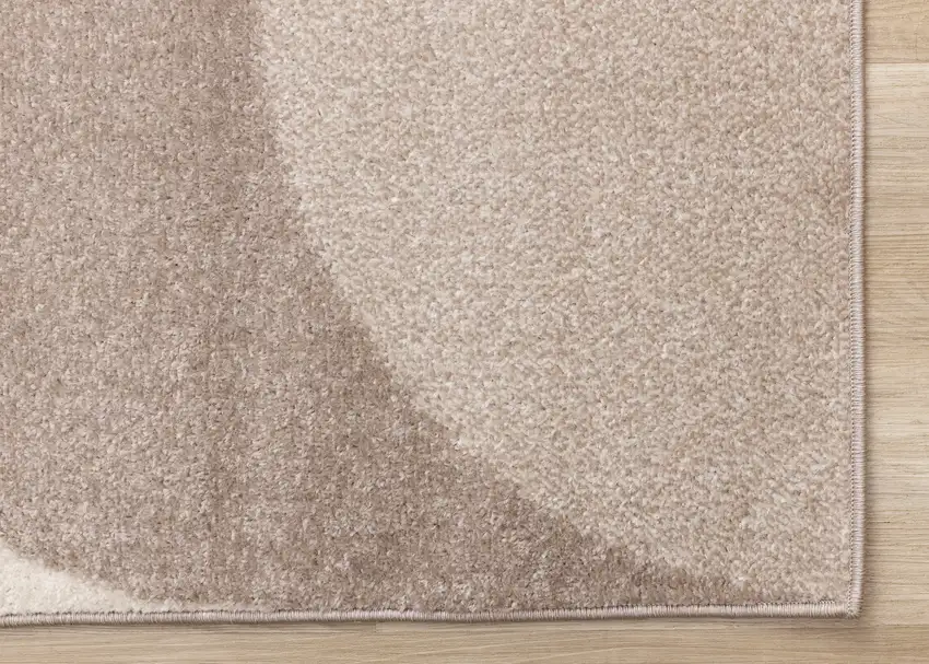 Cream Taupe And Red Geometric Area Rug Photo 8