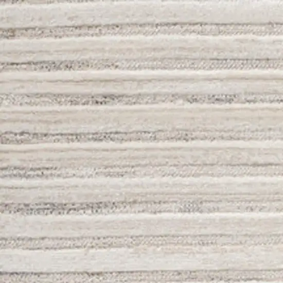 Cream and Beige Abstract Area Rug Photo 3