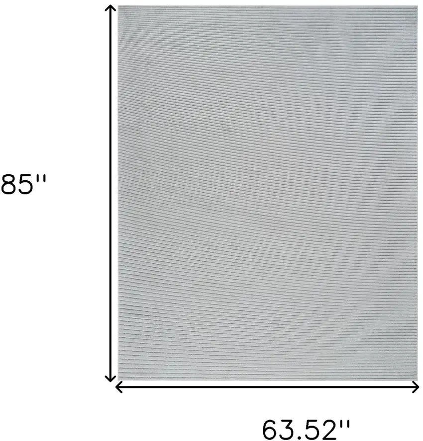 Cream and Beige Striped Distressed Indoor Outdoor Area Rug Photo 3