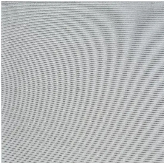 Cream and Beige Striped Distressed Indoor Outdoor Area Rug Photo 5