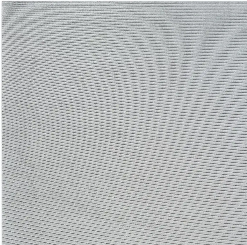 Cream and Beige Striped Distressed Indoor Outdoor Area Rug Photo 5