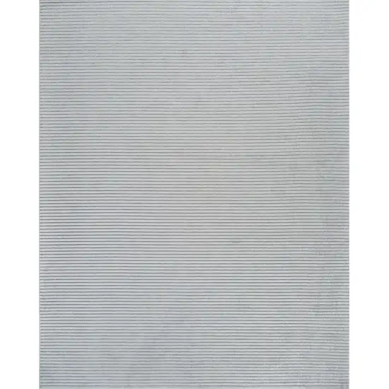 Cream and Beige Striped Distressed Indoor Outdoor Area Rug Photo 4