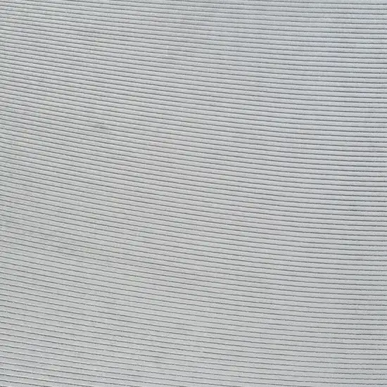 Cream and Beige Striped Distressed Indoor Outdoor Area Rug Photo 5
