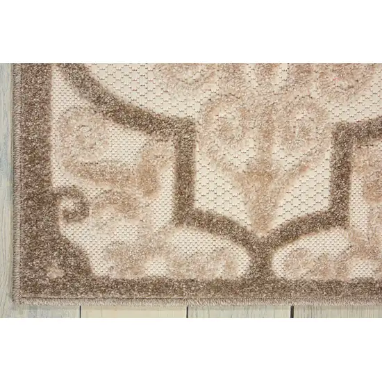 Cream Moroccan Indoor Outdoor Area Rug Photo 9