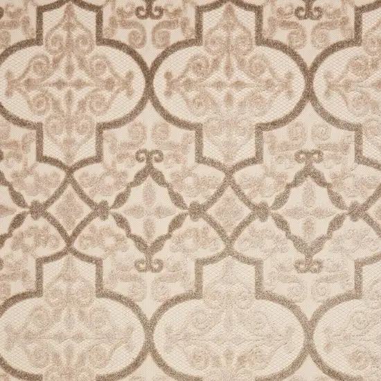 Cream Moroccan Indoor Outdoor Area Rug Photo 9
