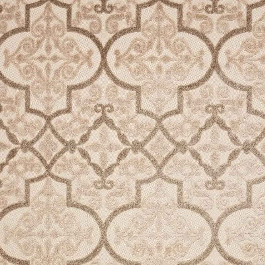 Cream Moroccan Indoor Outdoor Area Rug Photo 9
