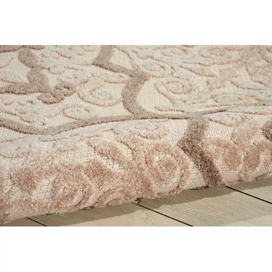 Cream Moroccan Indoor Outdoor Area Rug Photo 6