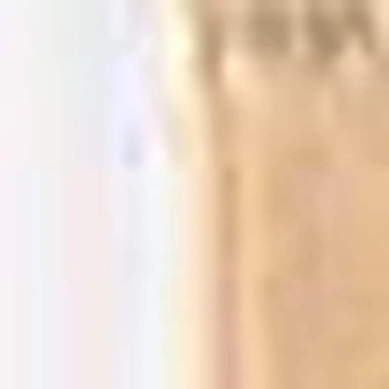 Cream and Blue Traditional Runner Rug Photo 2