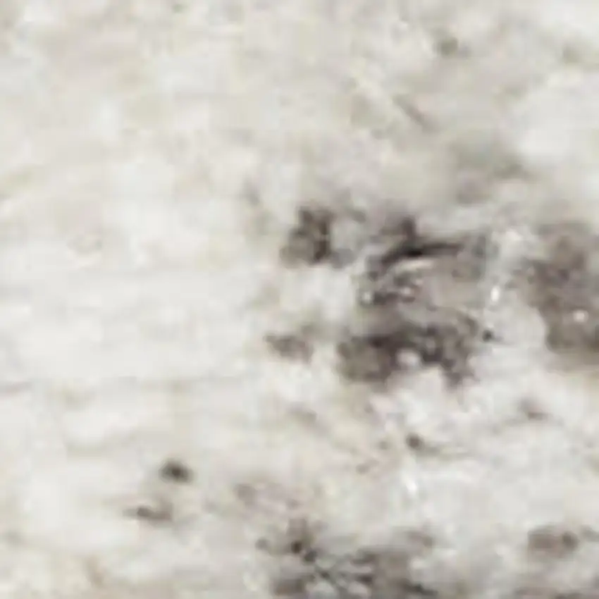 Cream and Gray Abstract Non Skid Area Rug Photo 4