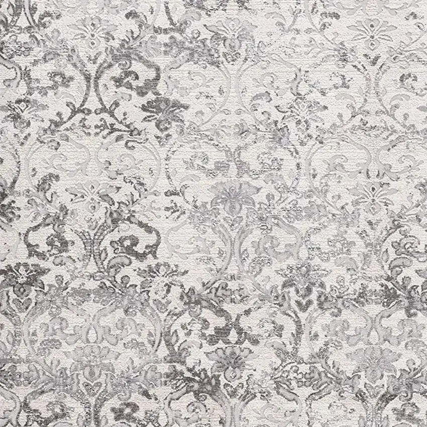 Cream Toile Power Loom Area Rug Photo 4