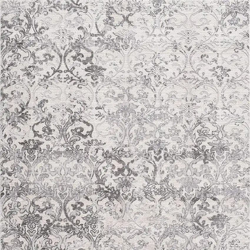Cream Toile Power Loom Area Rug Photo 8