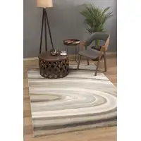 Photo of Cream and Tan Abstract Marble Area Rug