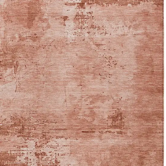 Crimson And Ivory Abstract Washable Indoor Outdoor Area Rug Photo 5