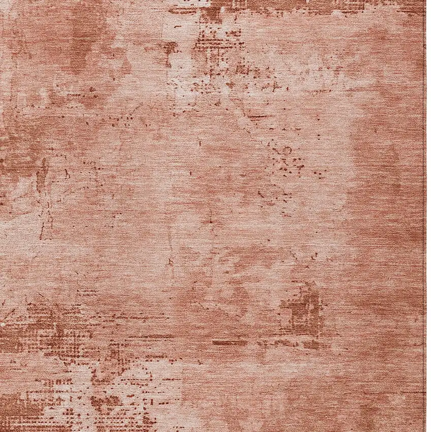 Crimson And Ivory Abstract Washable Indoor Outdoor Area Rug Photo 5