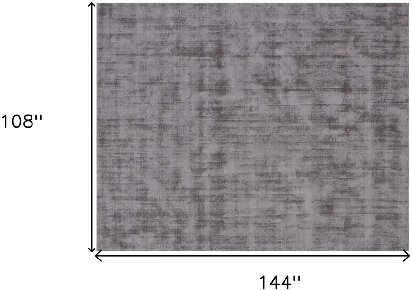 Dark Brown Hand Loomed Area Rug Photo 8