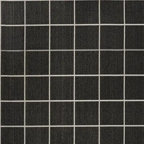 Dark Gray And Cream Plaid Indoor Outdoor Area Rug Photo 4