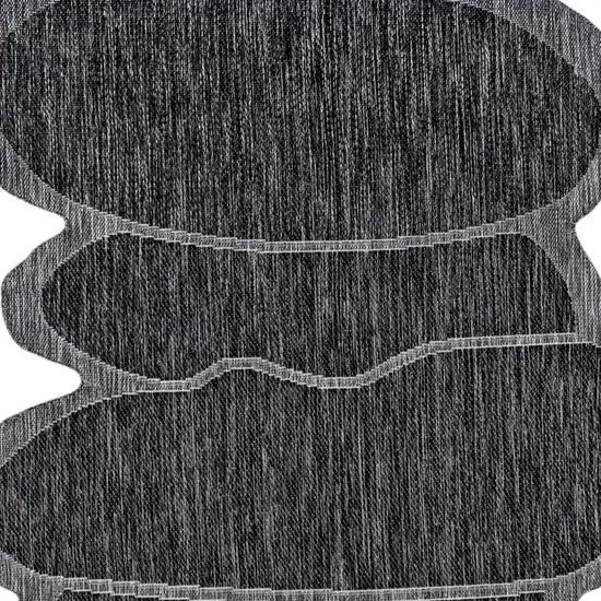 Dark Gray And Gray Medallion Indoor Outdoor Area Rug Photo 2