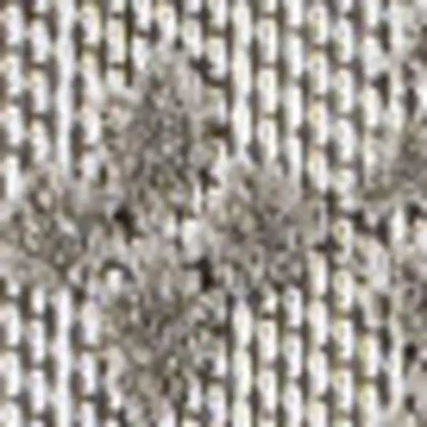 Dark Gray And Ivory Moroccan Indoor Outdoor Area Rug Photo 2