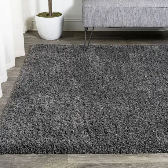 Dark Gray Flatweave Area Rug Photo 6