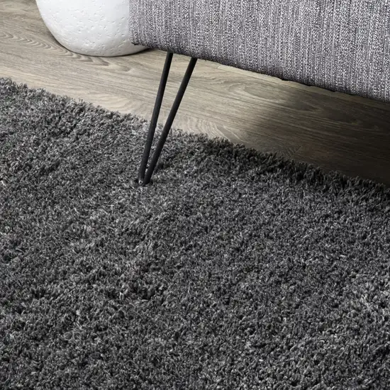 Dark Gray Flatweave Area Rug Photo 7