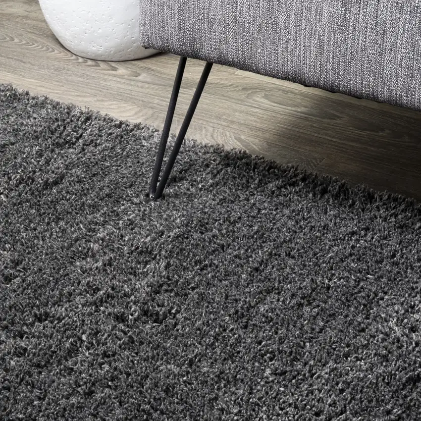 Dark Gray Flatweave Area Rug Photo 7