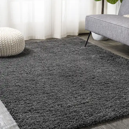 Dark Gray Flatweave Area Rug Photo 5