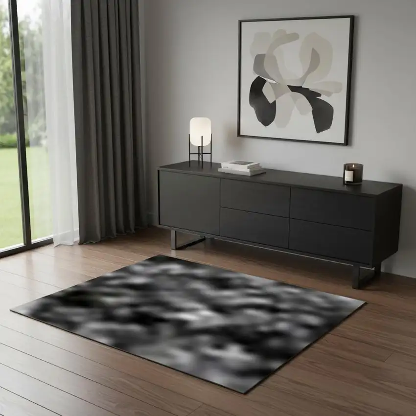 Dark Gray Flatweave Area Rug Photo 2