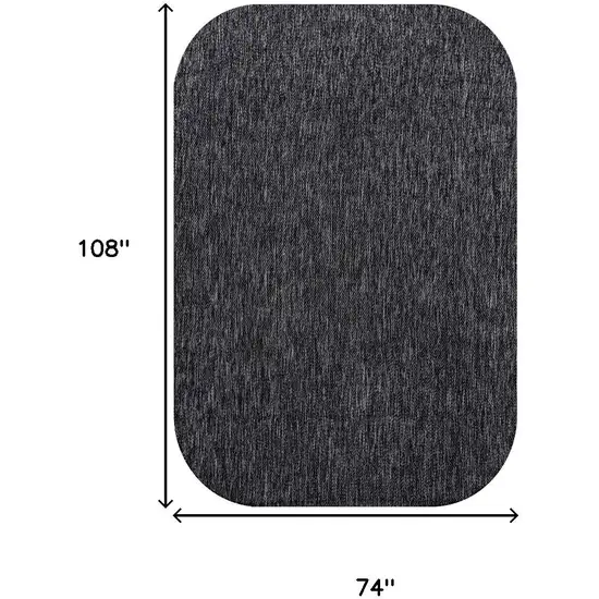 Dark Gray Indoor Outdoor Area Rug Photo 9