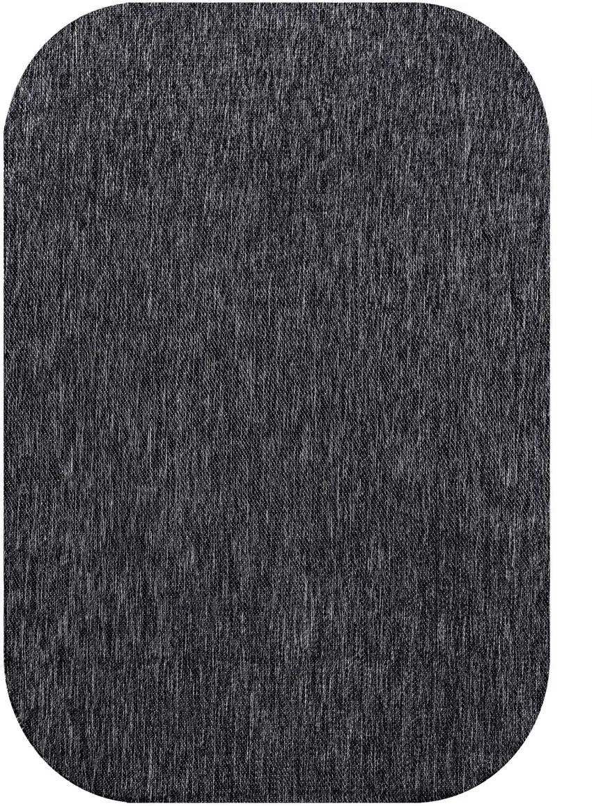 Dark Gray Indoor Outdoor Area Rug Photo 1