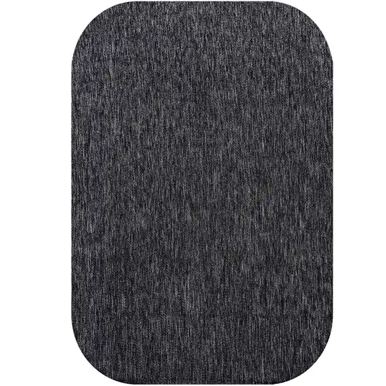 Dark Gray Indoor Outdoor Area Rug Photo 2