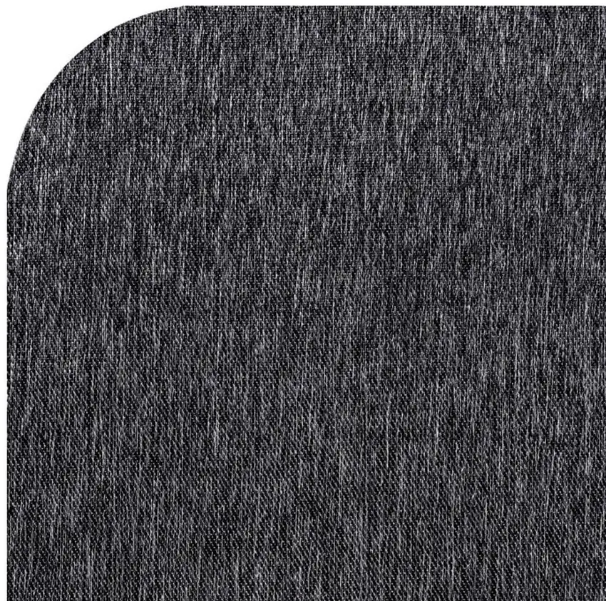 Dark Gray Indoor Outdoor Area Rug Photo 2