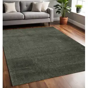 Photo of Dark Green Area Rug