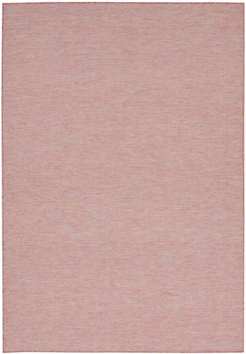 Dark Red Power Loom Area Rug Photo 1