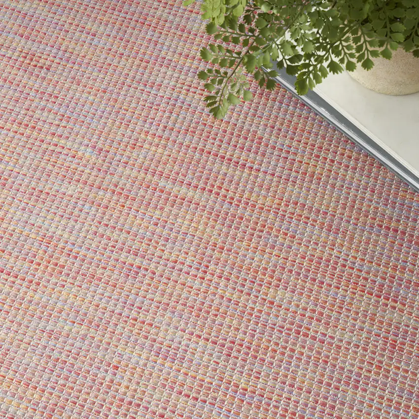 Dark Red Indoor Outdoor Area Rug Photo 9