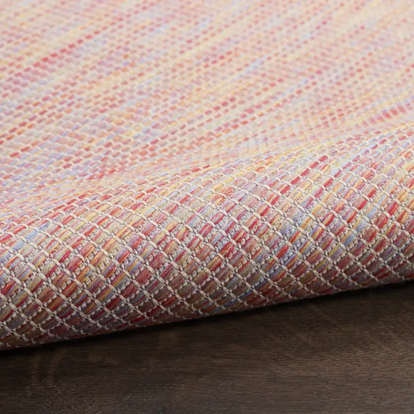 Dark Red Power Loom Area Rug Photo 5