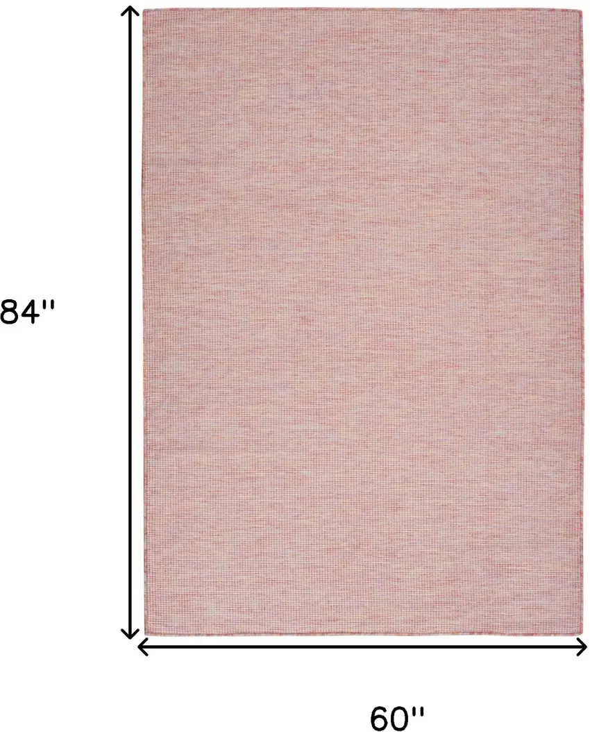 Dark Red Power Loom Area Rug Photo 9