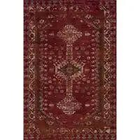 Photo of Deep Red Traditional Area Rug