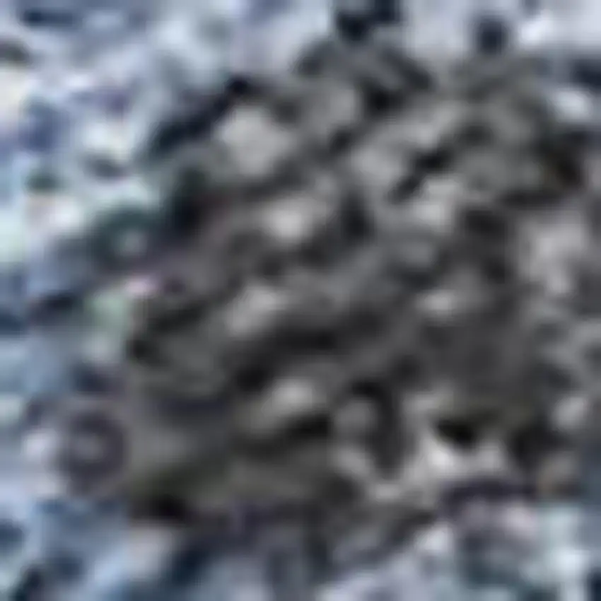 Denim Blue And Beige Floral Washable Indoor Outdoor Area Rug Photo 4