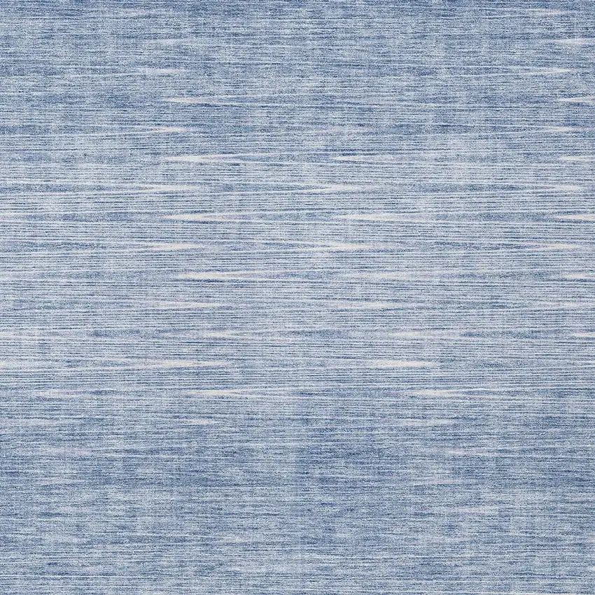 Denim Blue And Blue Abstract Washable Indoor Outdoor Area Rug Photo 5