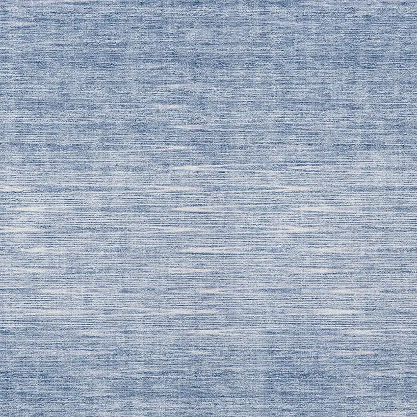 Denim Blue And Blue Abstract Washable Indoor Outdoor Area Rug Photo 6