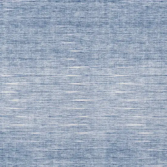 Denim Blue And Blue Abstract Washable Indoor Outdoor Area Rug Photo 6