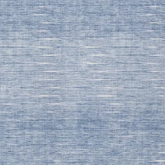 Denim Blue And Blue Abstract Washable Indoor Outdoor Area Rug Photo 6