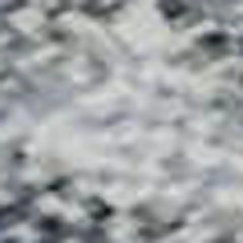 Denim Blue And Gray Abstract Washable Area Rug With UV Protection Photo 2