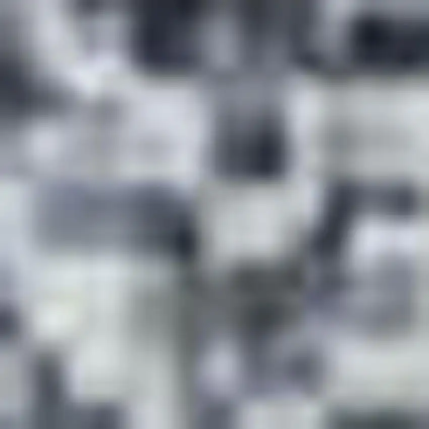 Denim Blue And Gray Abstract Washable Area Rug With UV Protection Photo 1